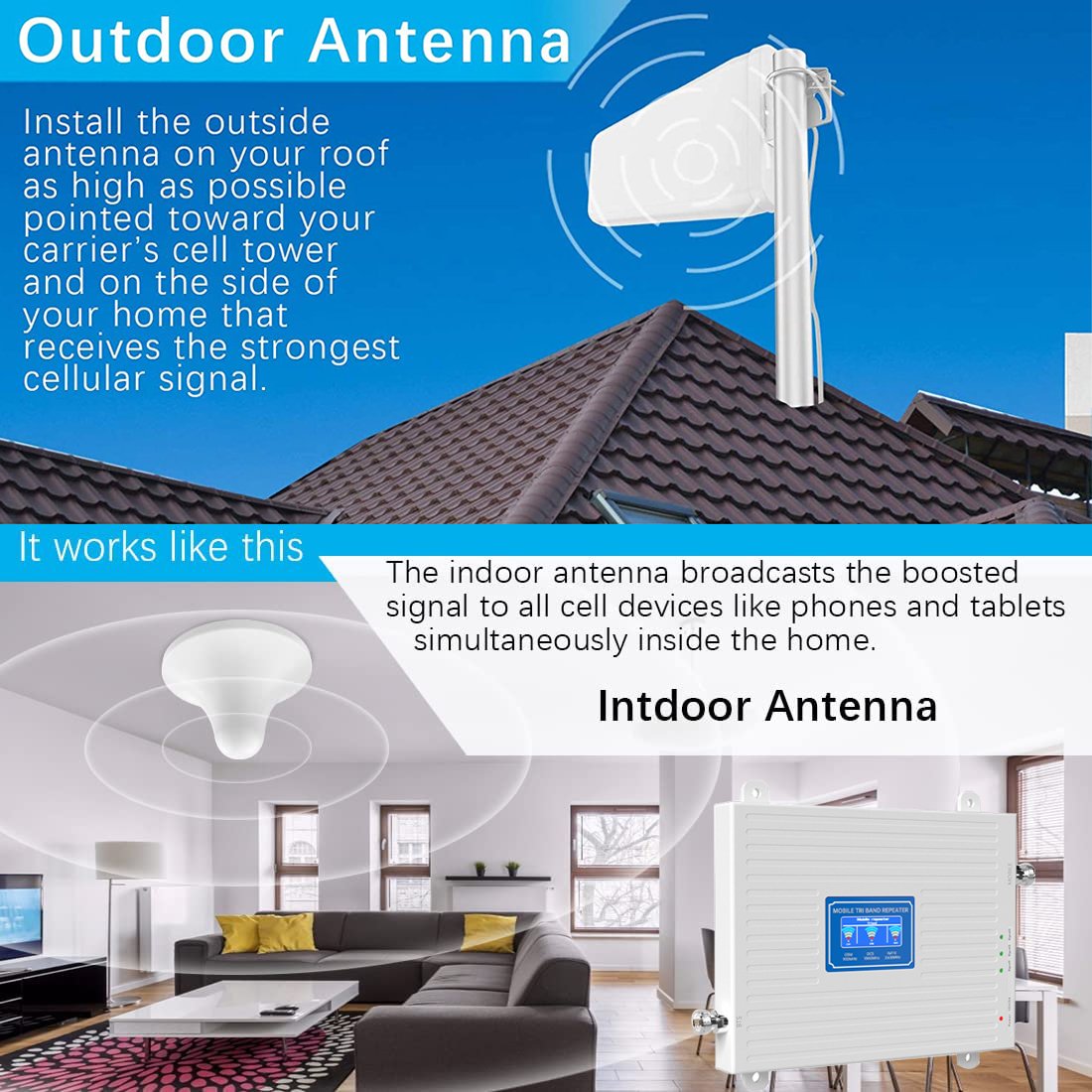 Promotion Hot sale 850mhz 1700mhz 1900mhz cell phone signal booster gsm signal booster for 2G 3G 4G network booster